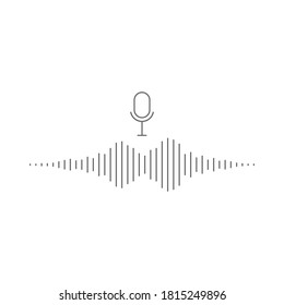 Record Sound Logo Set Line Modern Color Style Isolated On White Background For Use Music Store, Sound Company, Dj Market Etc, Audio System Shop.