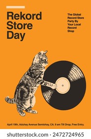 Record Store Day Event Festival Poster Flyer Vorlage