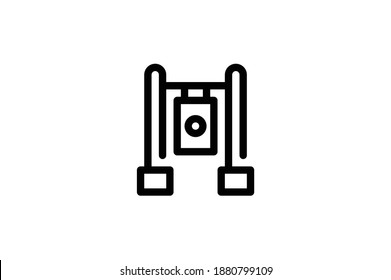 Record Studio Outline Icon - Speaker