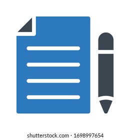 record vector glyph color icon 