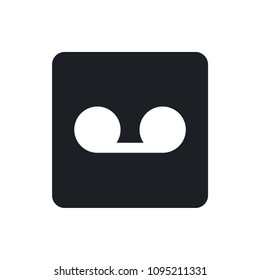 record vector icon