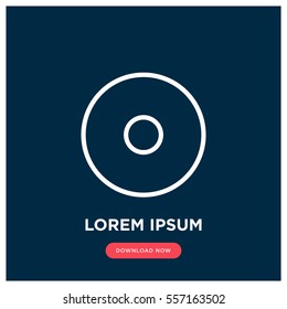 Record vector icon
