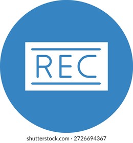 Ilustración de diseño de icono de Vector de registro