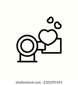 record, video icon, isolated icon in light background, perfect for website, blog, logo, graphic design, social media, UI, mobile app