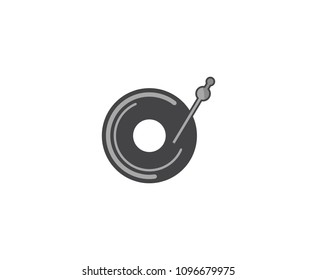 Record vinyl logo 