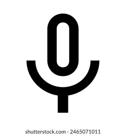 Grabar el diseño del Vector del Botón del micrófono de voz en eps 10
