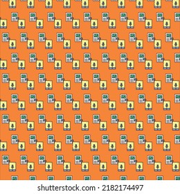recorded and post icon pattern design 