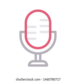 recorder colour line vector icon