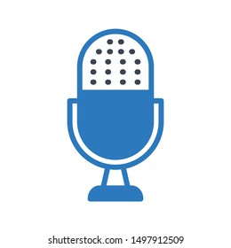 recorder glyph colour vector icon
