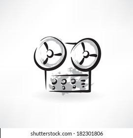 recorder grunge icon