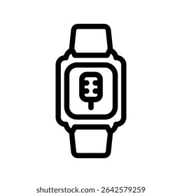 Recorder icon, Line Vector graphics