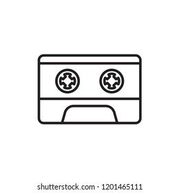 recorder icon vector. recorder icon line style