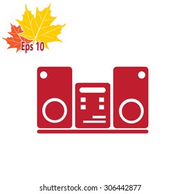 Recorder isolated vector icon