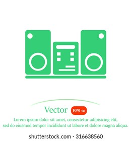 Recorder isolated vector icon