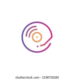 Recorder  - Line Vector Icon