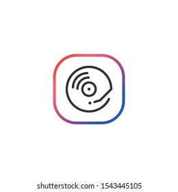 Recorder  - Line Vector Icon