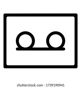 Icono de grabador / vector de cinta