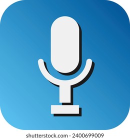 Recorder Vector Glyph Gradient Background Icon For Personal And Commercial Use.

