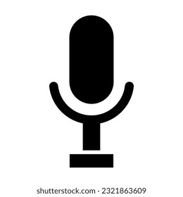 Recorder Vector Glyph Icon For Personal And Commercial Use.
