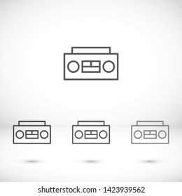 Recorder Vector icon . Lorem Ipsum Illustration design