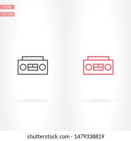 Recorder Vector icon . Lorem Ipsum Illustration design