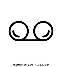 recorder vector thin line icon 