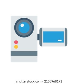 Recording camera Vector icon which is suitable for commercial work and easily modify or edit it

