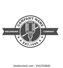 Recording Company Logo Template