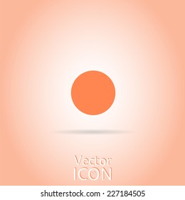Recording icon. Flat style. Made in vector
