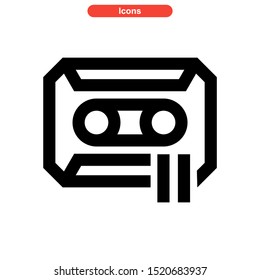 recording icon isolated sign symbol vector illustration - high quality black style vector icons
