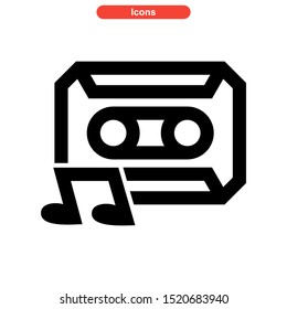 recording icon isolated sign symbol vector illustration - high quality black style vector icons
