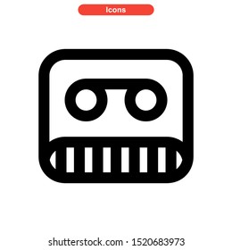 recording icon isolated sign symbol vector illustration - high quality black style vector icons
