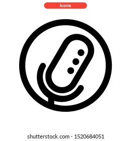recording icon isolated sign symbol vector illustration - high quality black style vector icons
