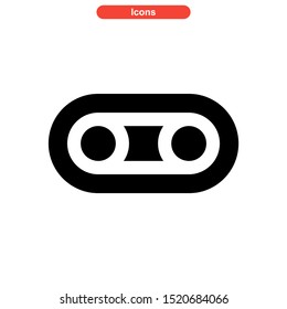 recording icon isolated sign symbol vector illustration - high quality black style vector icons
