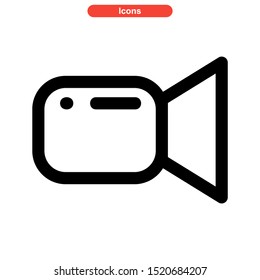 recording icon isolated sign symbol vector illustration - high quality black style vector icons

