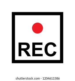 Recording Icon, vector illustration