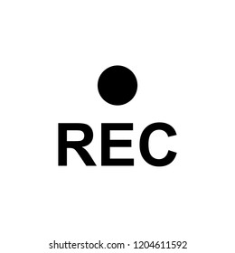 Recording Icon, vector illustration