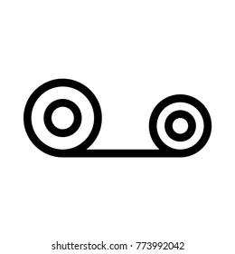   recording line icon