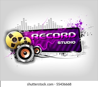 Recording Music banner