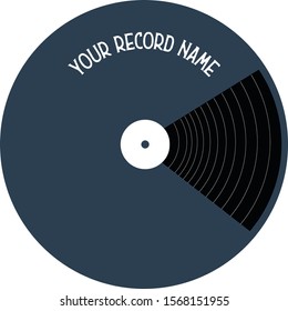 Recording Name Logo Vector Design