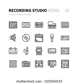 Recording Studio Icons 02