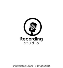 recording studio logo template