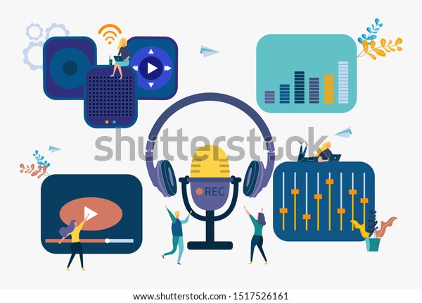 Recording studio, news, interviews, music, dubbing,\
sound recording on the radio into a microphone, work on recording a\
video for a video\
blog