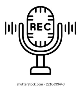 Recording vector icon. Can be used for printing, mobile and web applications.