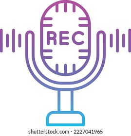 Icono de vector de grabación. Se puede usar para imprimir, móviles y aplicaciones web.