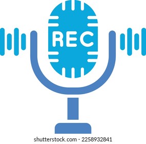 Recording vector icon. Can be used for printing, mobile and web applications.