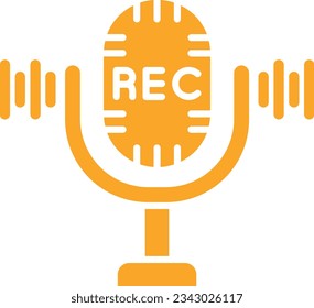 Recording vector icon. Can be used for printing, mobile and web applications.