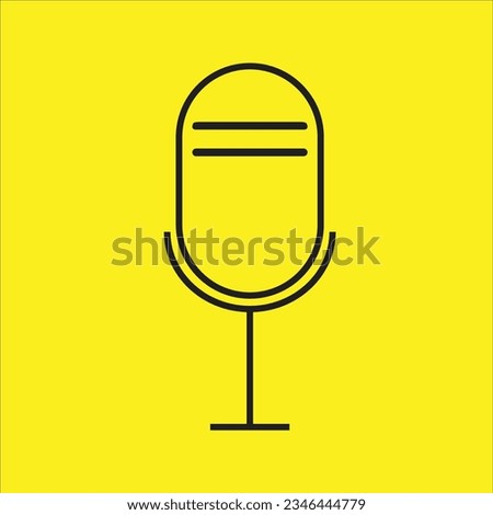 recording voice icon yellow bacground