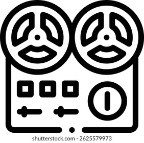 recount icon. Thin Linear Style Design Isolated On White Background