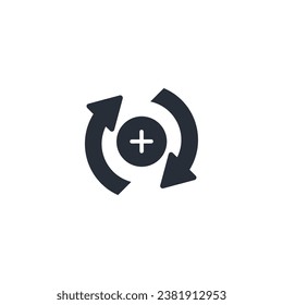 recover icon. vector.Editable stroke.linear style sign for use web design,logo.Symbol illustration.